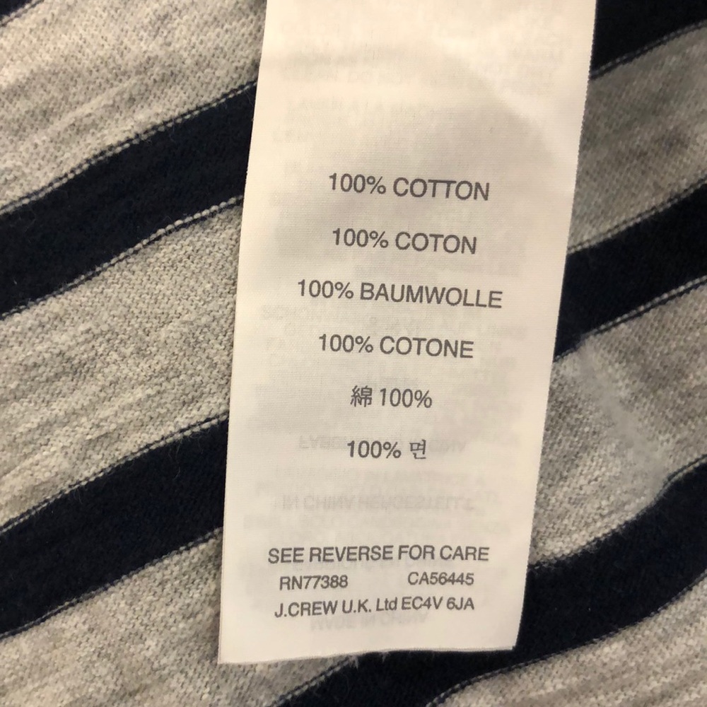 J. Crew long sleeved striped shirt - Picture 3 of 4